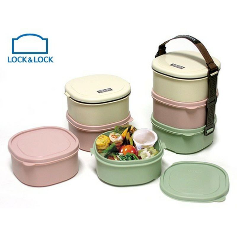 tempat makan rantang lock and lock 3 susun