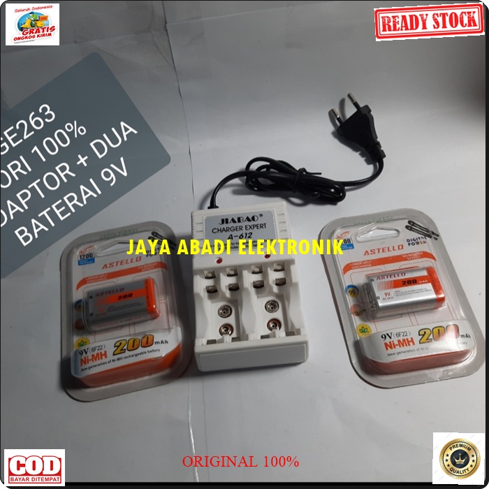 G263 ORIGINAL ADAPTOR SET DUA BATERAI A2 A3 9V KOTAK ADAPTER DEKSTOP DESKTOP CHARGE BATERRY BATERY BATU BATERE TRAVEL BATRE DUAL DUA MULTI DC AC WAT WATT W LISTRIK SETRUM CAS CASAN VOLT CHARGER SOCKET UNIVERSAL HEMAT INDIKATOR STABILIZER VOLTAGE AA AAA 9V