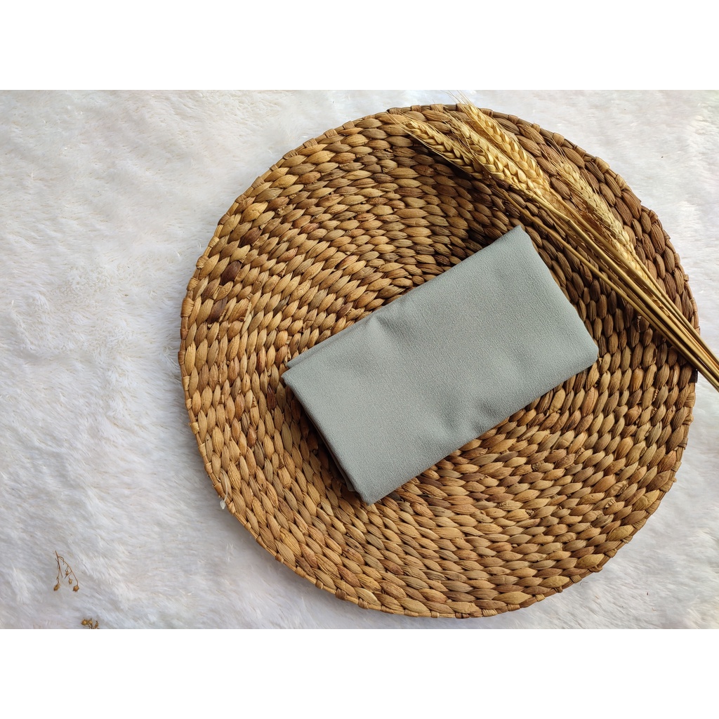 PART 3 : PASMINA DIAMON 175x75 PASHMINA DIAMOND GEORGETTE-SILVER