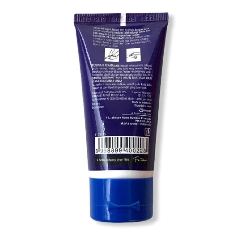 AUTAN LOTION ANTI NYAMUK ALL NIGHT 50 ML