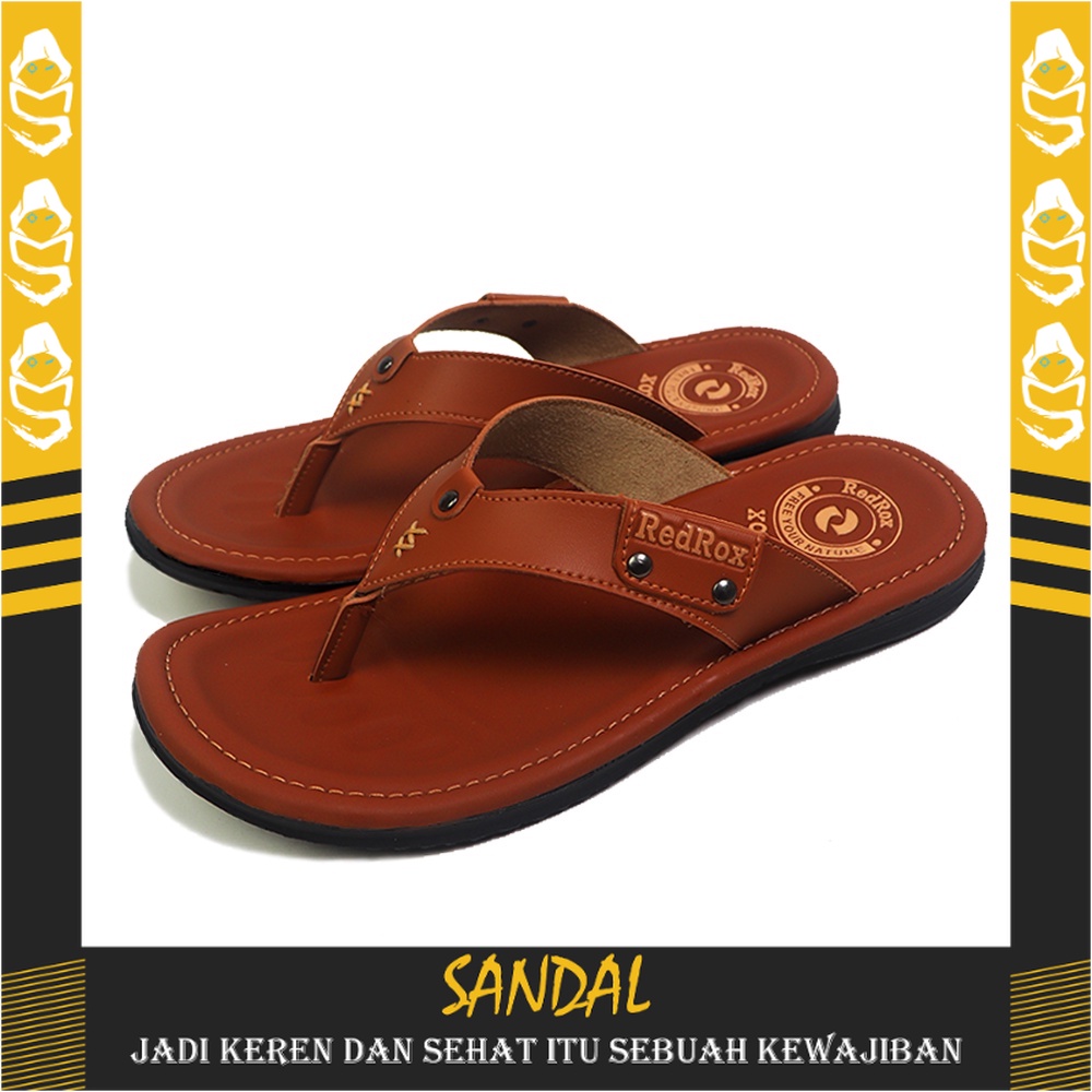 Sandal Japit karvil sndal pria RedRox Venus Original