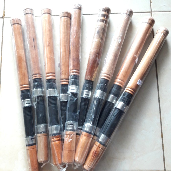 gagang joran pancing kayu