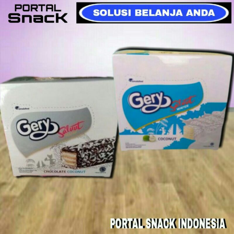 

GERY SALUT Wafer Kelapa 1 box isi 12 pcs