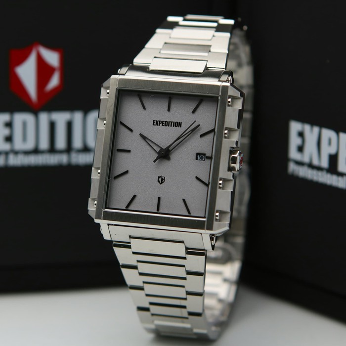 ORIGINAL Jam Tangan Pria Expedition Stainless E 6788 / E6788 / 6788 Garansi Resmi 1 Tahun.