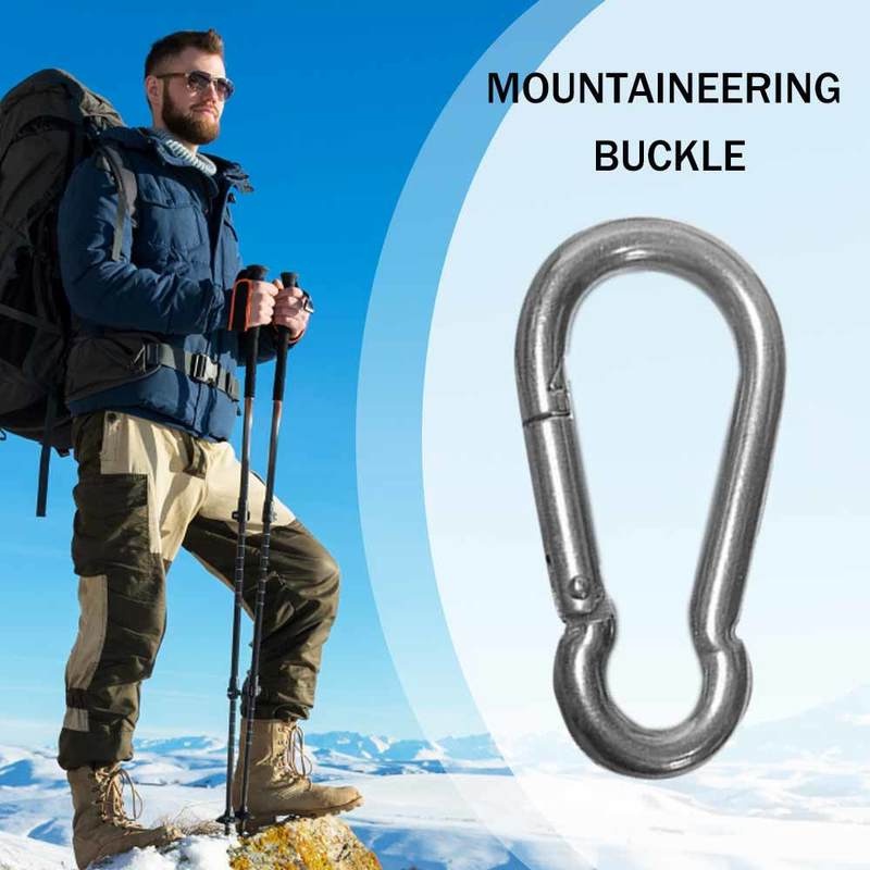 Outdoor Camping Mini Alloy Spring Carabiner / Snap Hook Carabiner Clip Keychain / Camping Climbing Equipment Tools