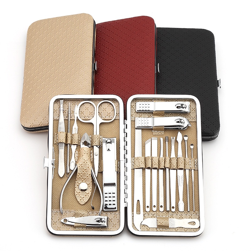 Manicure Set 19 in 1 Gunting Kuku Set 19 Pedicure Premium Quality