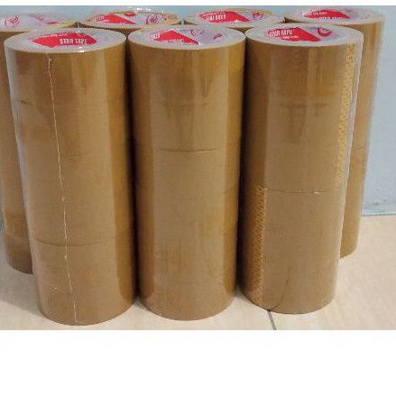 

BISA COD - LAKBAN COKLAT BENING / ISOLASI / SOLATIP STAR TAPE MURAH