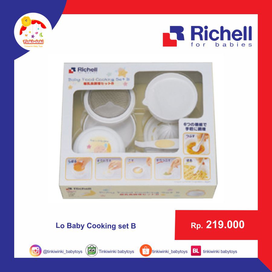 Richell LO Baby Cooking Set B