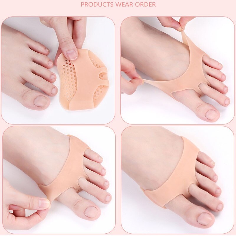 JAVASHOP Bantalan Kaki Silikon Pelindung Telapak Kaki Silicone Forefood