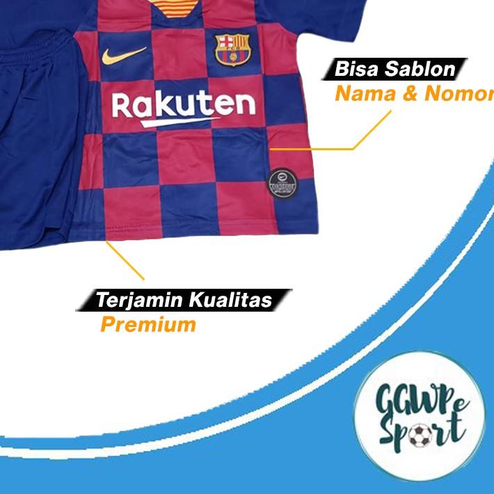 ☎ BAJU BOLA ANAK BARCELONA BARCA MESSI KIDS 2019/2020 SETELAN JERSEY ANAK LAKI KUALITAS IMPOR TERBAI