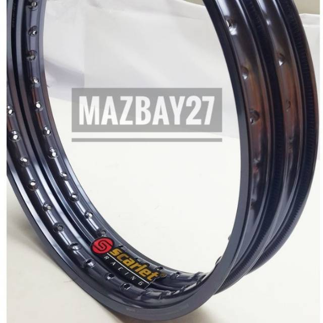 Jual Velg Scarlet Racing Model Wm Ring Lebar Warna Titanium Shopee Indonesia