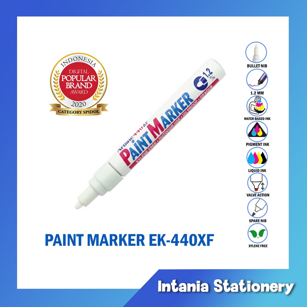 

SPIDOL PAINT MARKER ARTLINE EK-440XF / SPIDOL PUTIH 1,2mm