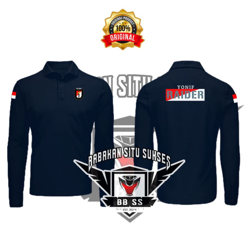 KAOS KERAH POLO SHIRT YONIF RAIDER