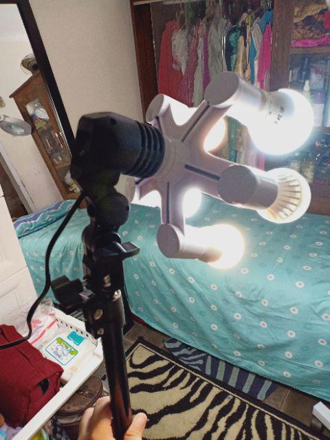 Lamp Holder Single Socket E27 Dengan Dudukan Payung