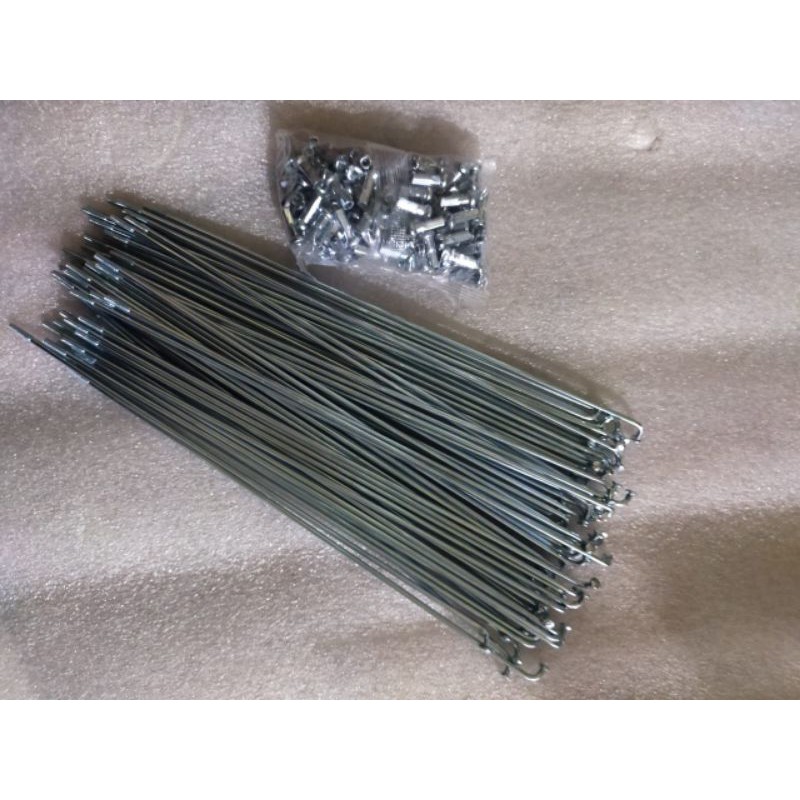 spoke jari jari sepeda velg 16 murni 14Gx144 harga perbungkus isi 72 pcs