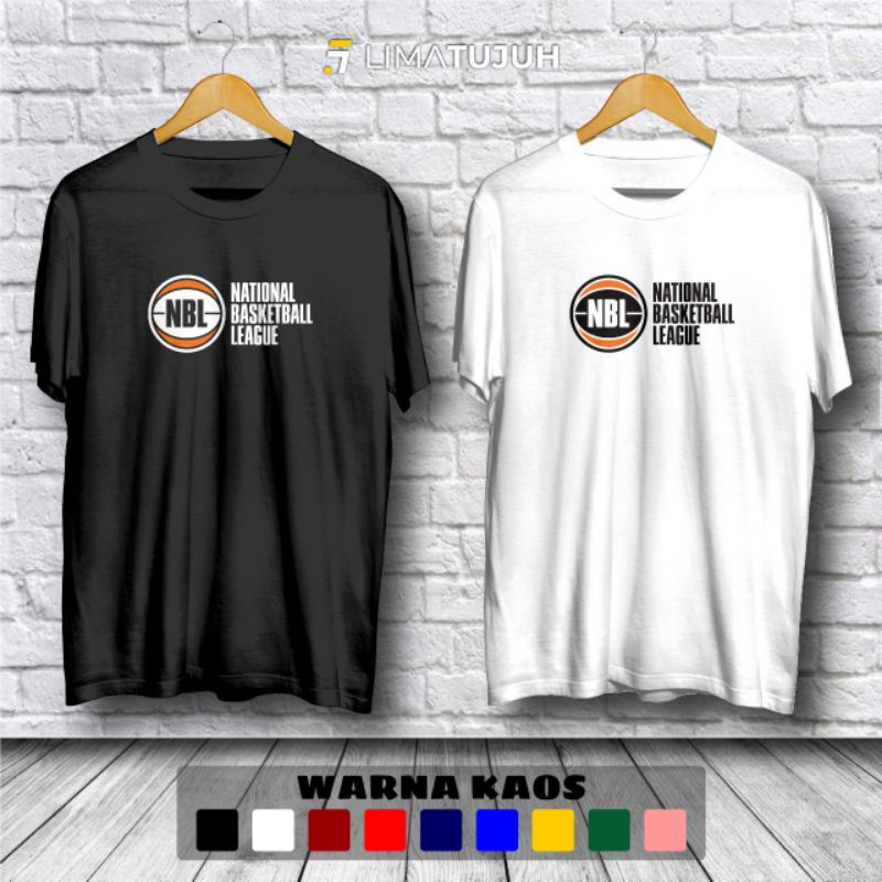 Kaos Baju NBL National Basketball League Kaos Distro Pria Wanita - High Quality