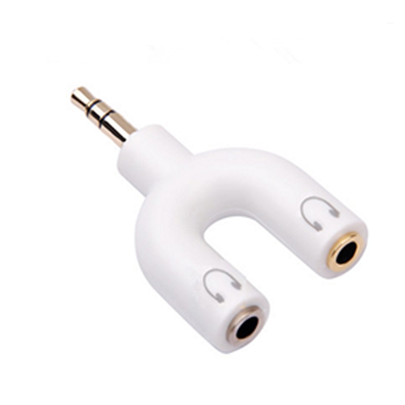 Adaptor Headphone btsg 1kabel Adapter split Y Male to 2female Untuk Kabel Aux 3.5mm Dual Nyaman 1sampai2jalur