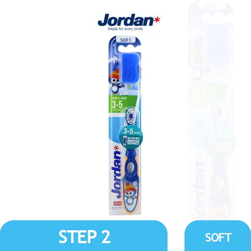 Jordan Sikat Gigi Anak / Jordan Toothbrush / Step 1 / Step 2 / Step 3 / Dewasa