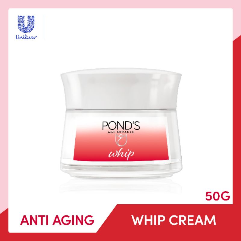 Ponds Age Miracle Retinol Day Cream Whip 20/50 G - Moisturizer Anti Aging, Krim Anti Aging
