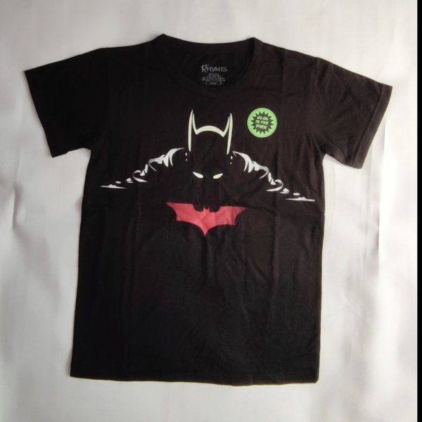 Kaos Anak Laki Laki Batman Mata Glow Rhymes Baju Cowok Tanggung Karakter Superhero Premium Lengan Pendek