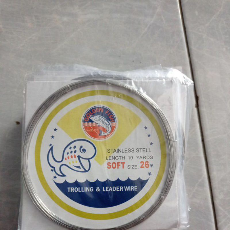 KAWAT Neklin SS TROLLING & LEADER WIRE GOLDEN FISH Type  SOFT 10 yard