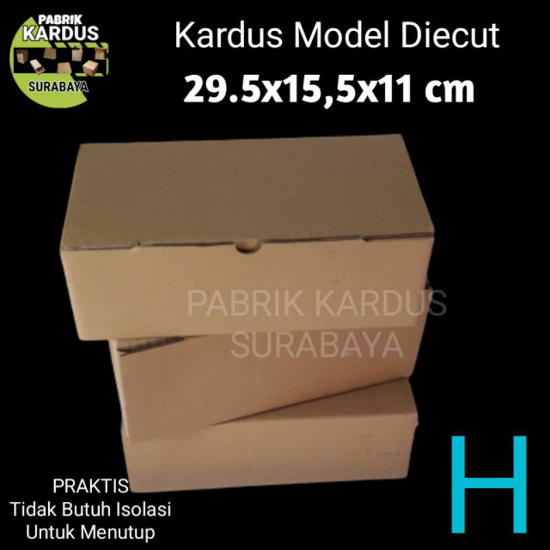 

KARDUS H COKLAT 29.5x15.5x11cm BOX DUS KARTON BOX KOTAK SEPATU PACKING