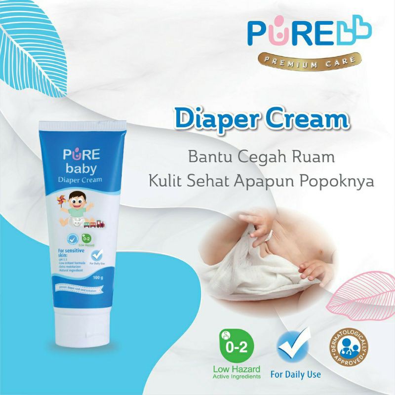 Pure BB Diaper Cream 100 gr &amp; 200 gr