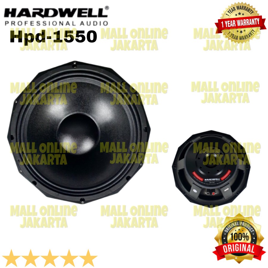 Speaker komponen hardwell 15 inch hpd 1550 original hpd1550 component