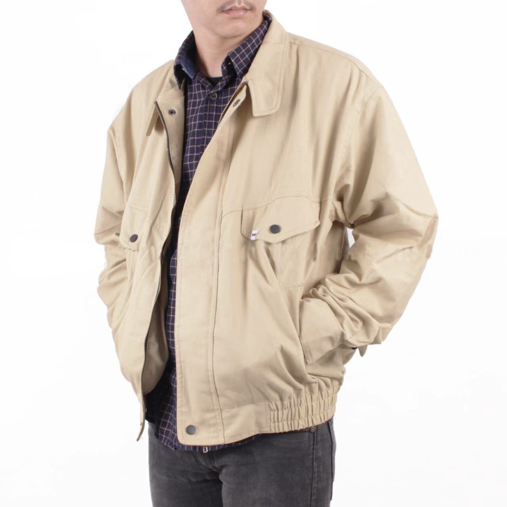 Jaket Kanvas Flight Jacket Kanvas / Jaket Vintage / Jaket Klasik / Jaket Motor