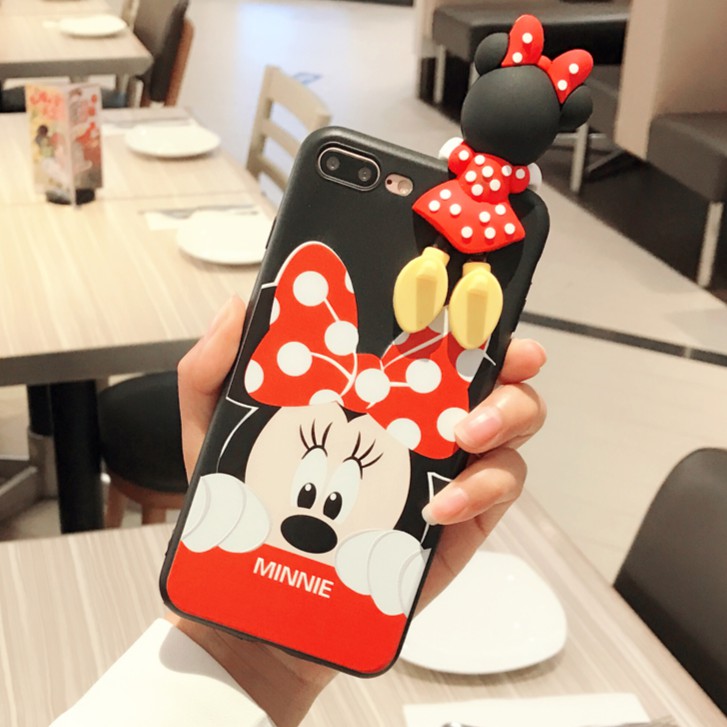 Case iPhone 6 / 6s / 6+ / 6s+ / 6 Plus / 6s Plus Casing Boneka Karakter Kartun Hello Kitty Bukan Mickey Mouse Doraemon