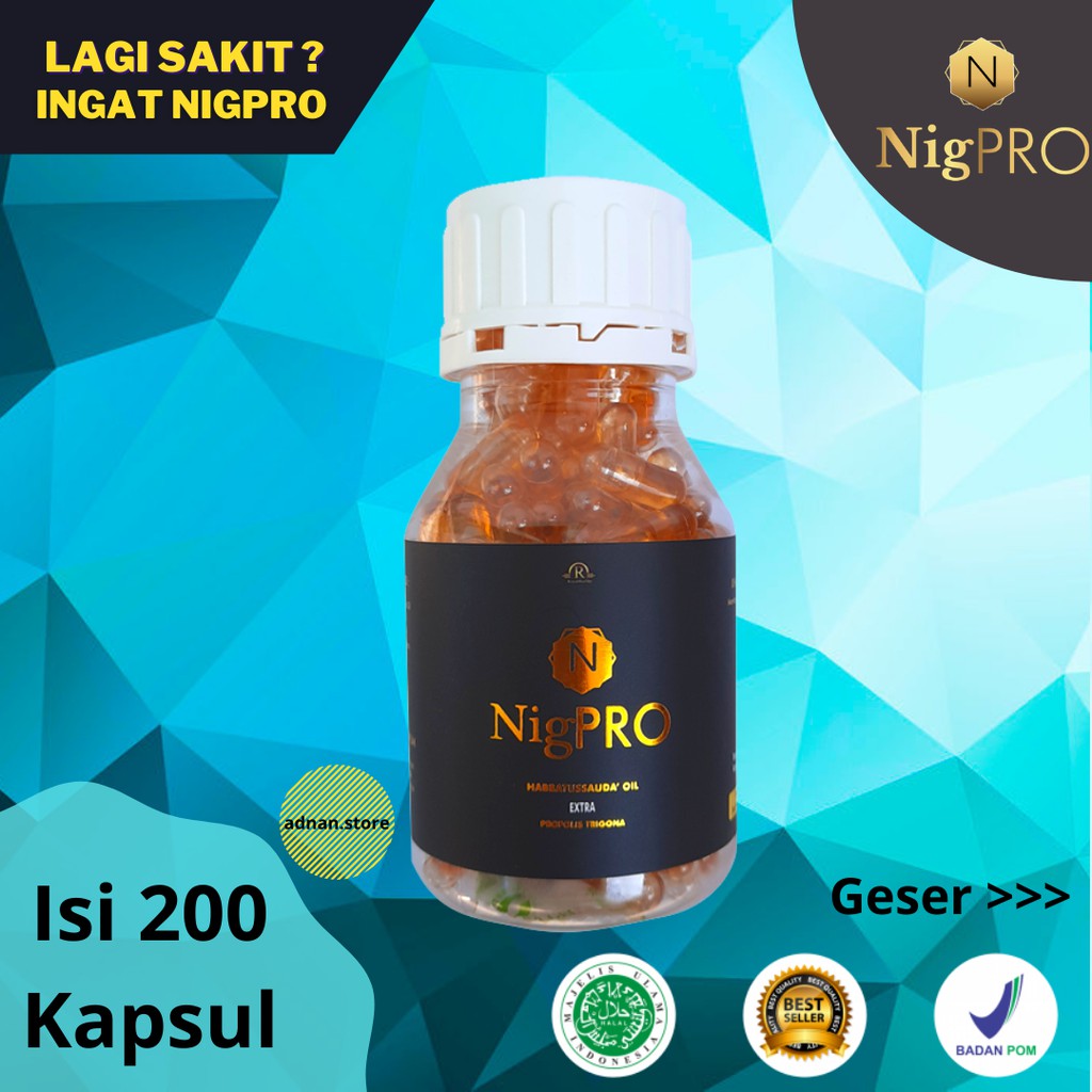 Jual Nigpro Isi Kapsul Habbatussauda Premium Indonesia Shopee Indonesia