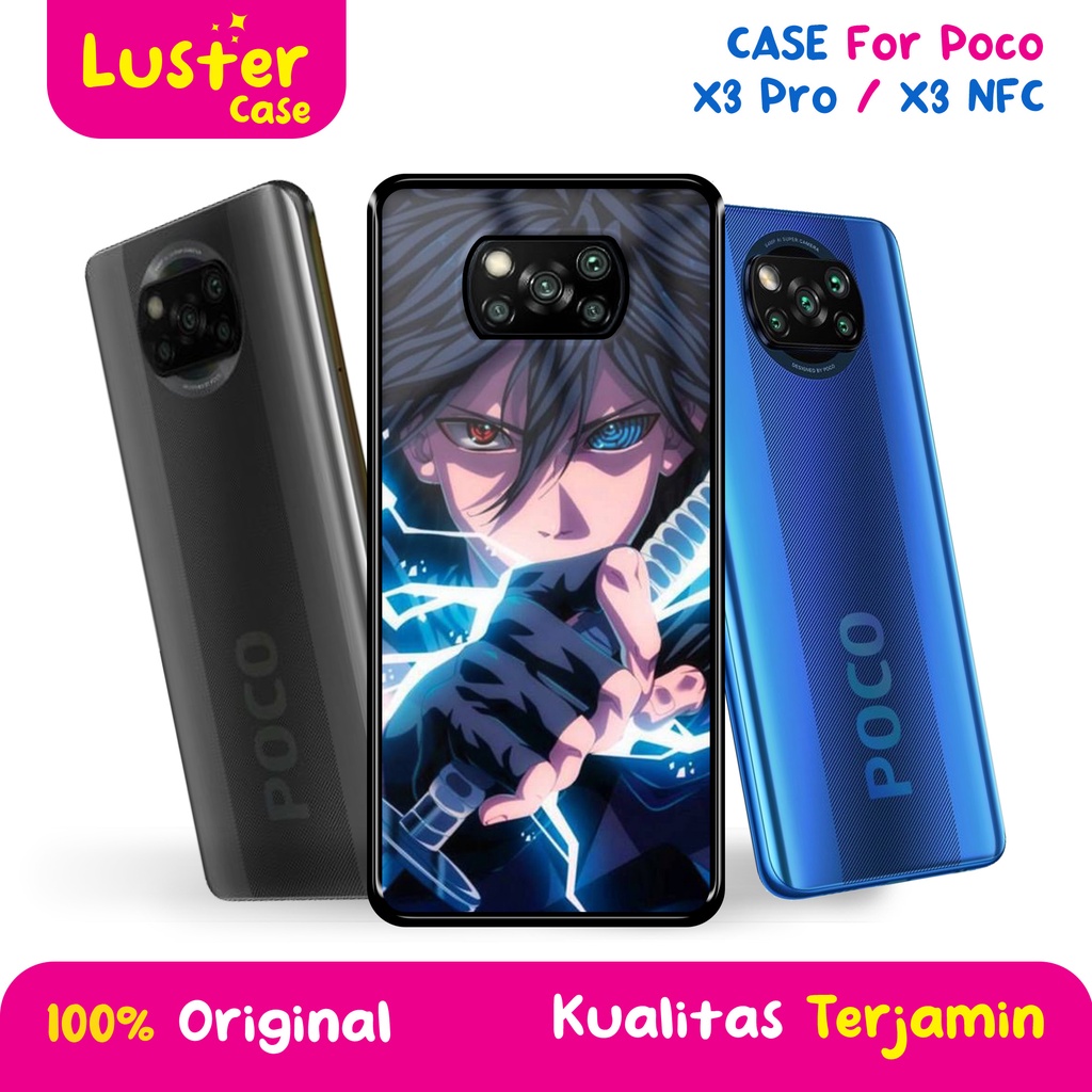 Case POCO X3/X3PRO/X3 NFC Case HP Premium Glossy [ NARUTO 2 ] Casing HP - Softcase Glossy - Softcase