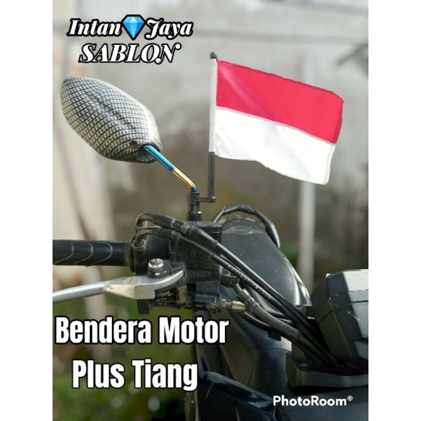 Jual Bendera Motor Plus Tiang Bendera Merah Putih Shopee Indonesia