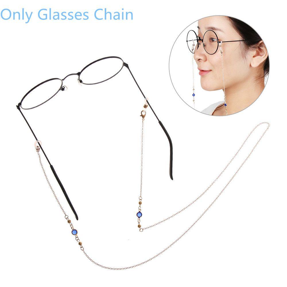 Lily Glasses Chain Sweet Kacamata Baca Metal Eye wear Aksesoris