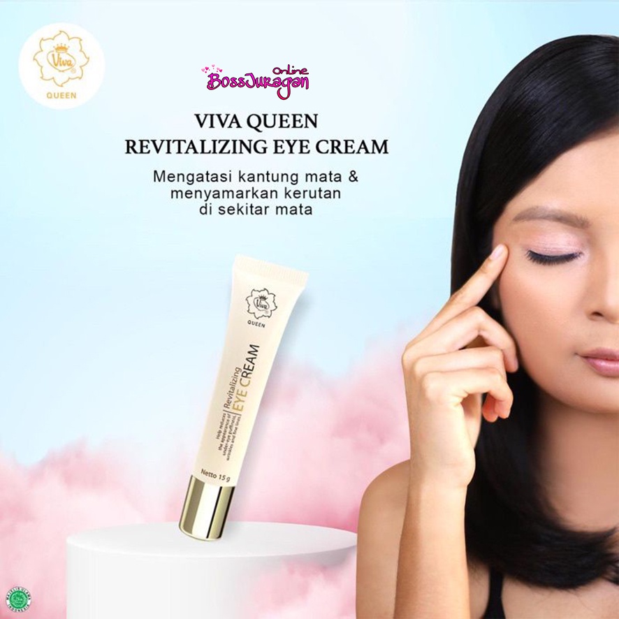 (BOSS) VIVA QUEEN Eye Cream &amp; Eye Base Gel 15gr / Krim Mata / Gel Mata