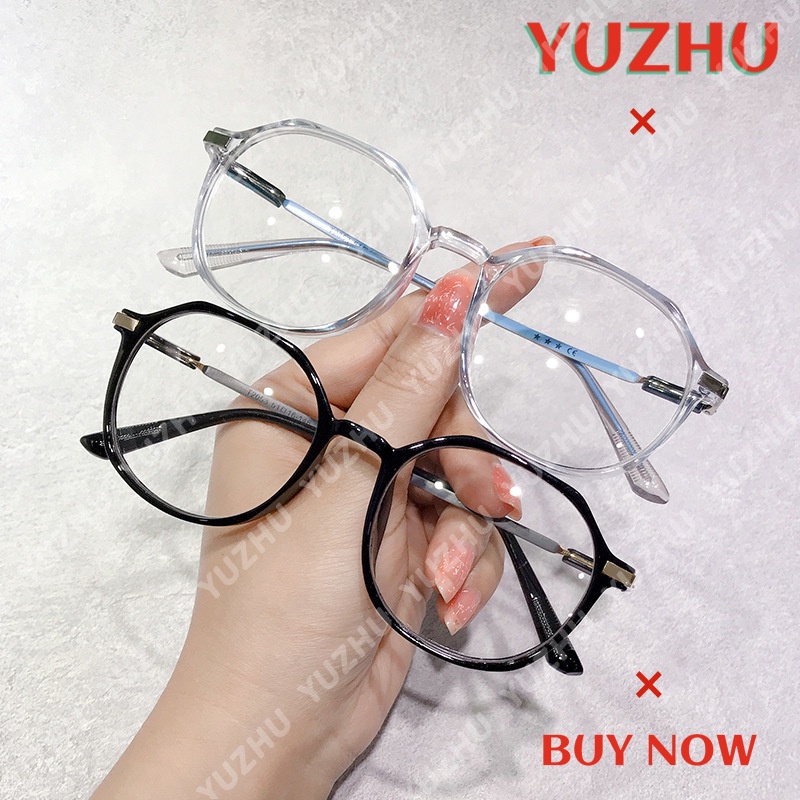 (YUZHU) COD Frame Kacamata Anti Radiasi Wanita Korean Gaya Kaca Mata Komputer Anti Blue Light Eyeglasses