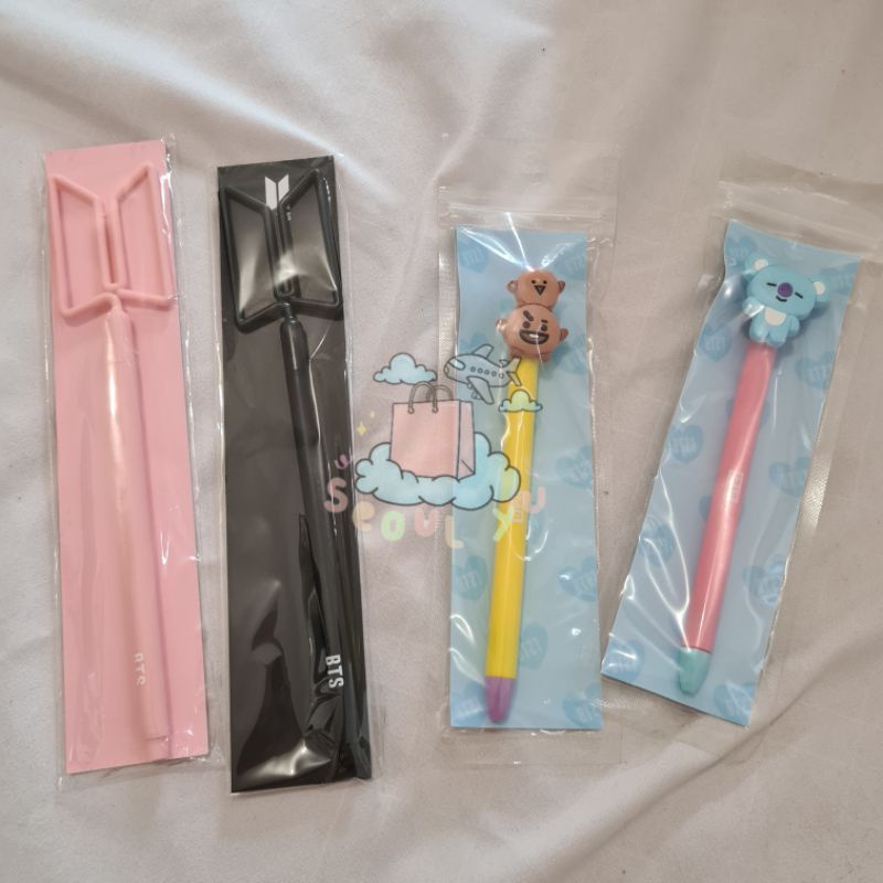 [READY STOCK] OFFICIAL BALLPOINT PEN PULPEN BTS BT21