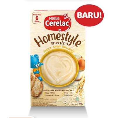 NESTLE CERELAC BUBUR BAYI 120 GR / Bubur Bayi 6+ 8+ / Bubur Bayi Nestle