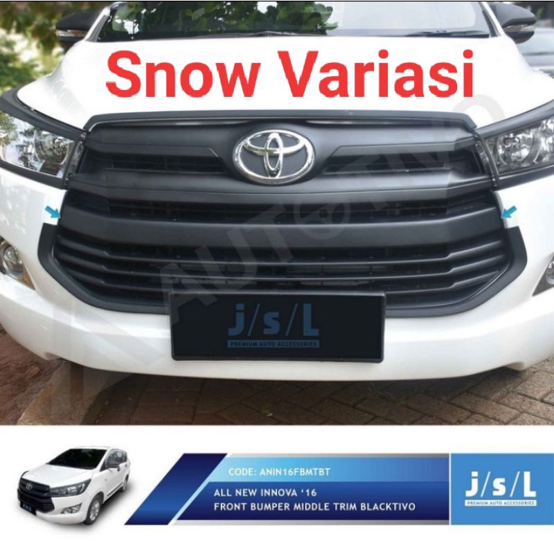 Innova Reborn Lis bumper tengah blacktivo front middle bumper JSL