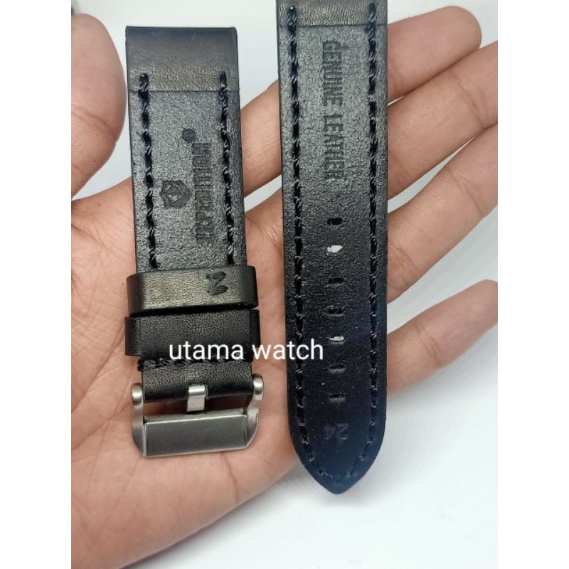 TALI Jam tangan kulit expedition 22mm 24mm hitam coklat Strap tali jam super kuality