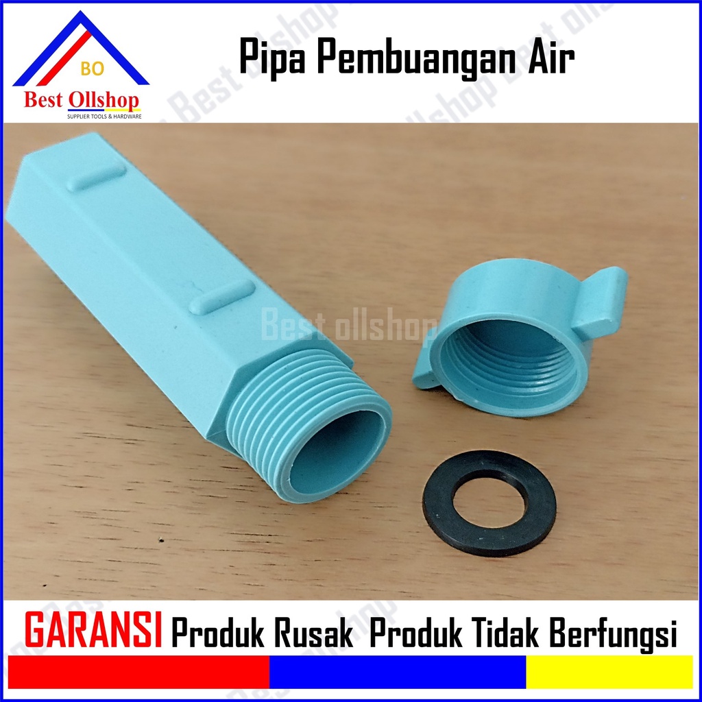 Afur Pipa Pembuangan Bak Mandi / Tutup Bak / Sok Bak / Sumbat Bak Mandi PVC 3/4&quot; / Sumpetan Bak Mandi 1&quot; Inch Murah