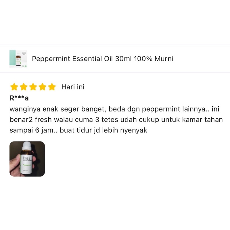 Refresh Essential Oil Blends 100% Murni Theurapeutic Grade