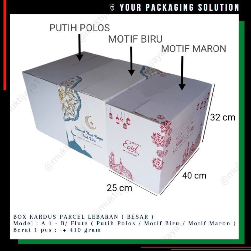 

Box • Kotak • Kardus Parcel Besar Uk. 40x25x32cm