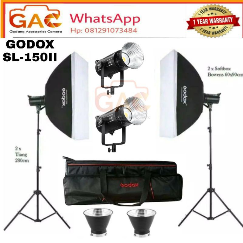 paket studio GAC GODOX SL-150II SL150II SL-150 Mark II kit