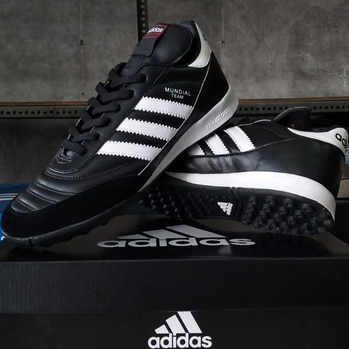 sepatu futsal adidas copa mundial team astro black white turf new