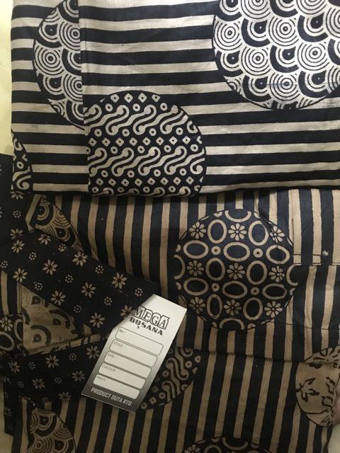 Batik Couple Notoarto Batik Ipnu-ippnu Kemeja Pria Sogan Lawasan Manuk Kembar Katun Cap Solo Shofia