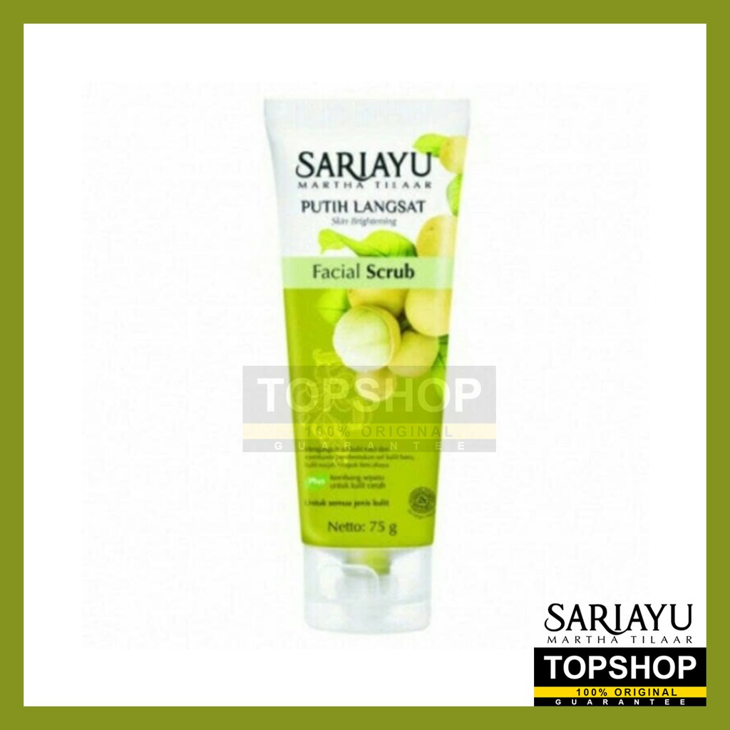 Sariayu Putih Langsat Facial Scrub