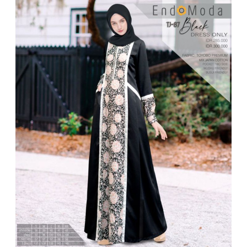 gamis muslimah endomoda  TJ  87