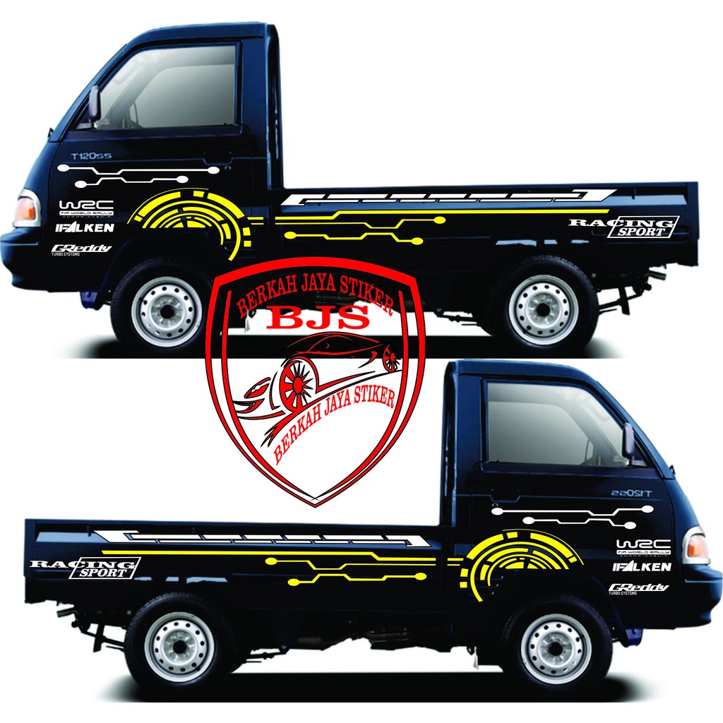 Sticker mobil pickup t120ss stiker pick up t120ss futura carry l300 stiker granmax murah