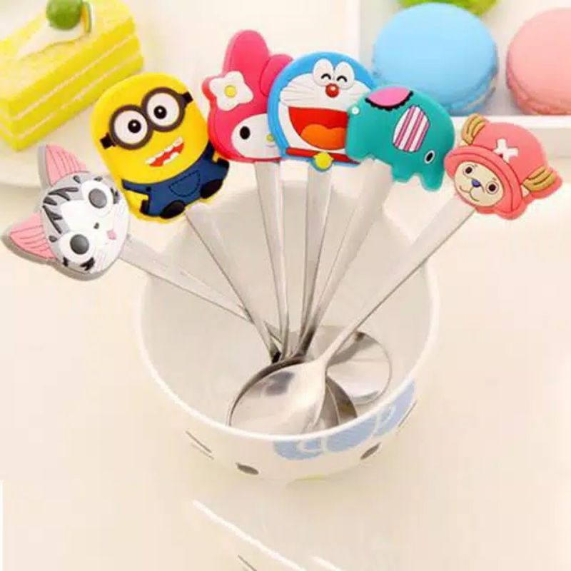 Sendok Teh Karakter / Sendok Kecil Karakter / Sendok Kecil Kartun Lucu Imut / Homeware